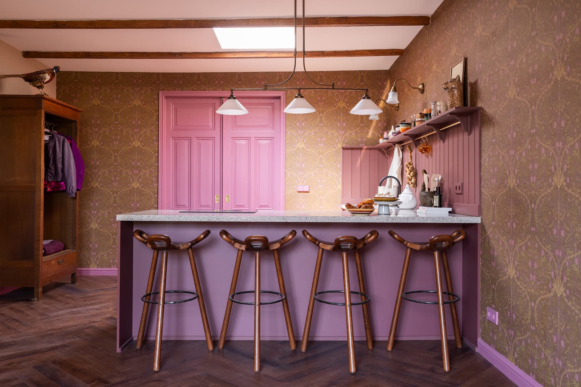 Keuken met bar