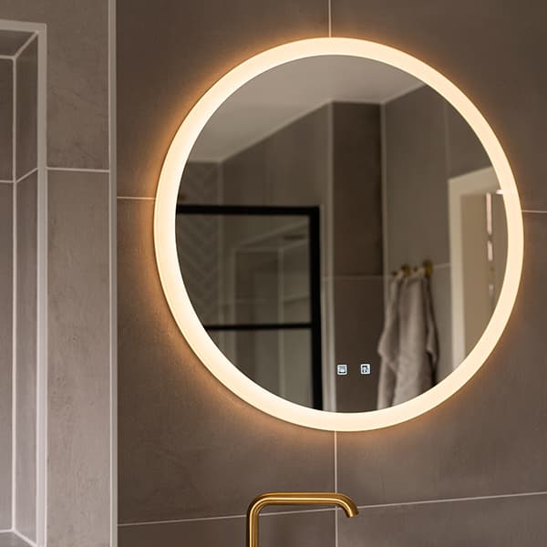 Badkamerspiegel met verlichting