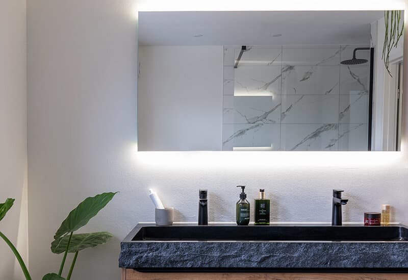 Luxe badkamerspiegel