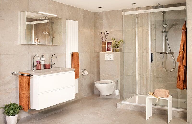 Badkamer installeren