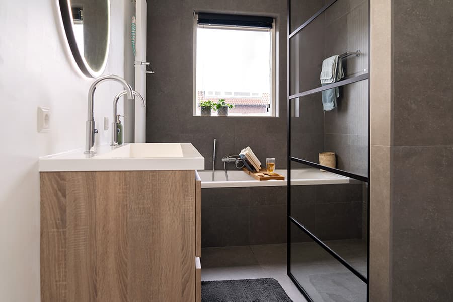 Betonlook in de badkamer