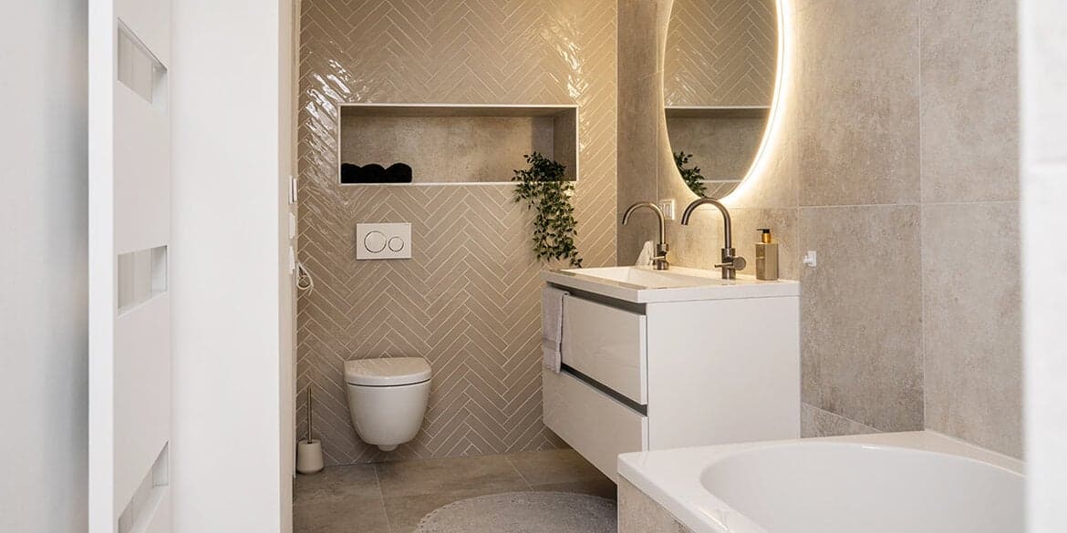 Moderne badkamer