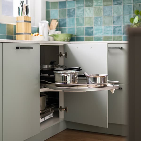 Keukenkast met handige draaiplateau