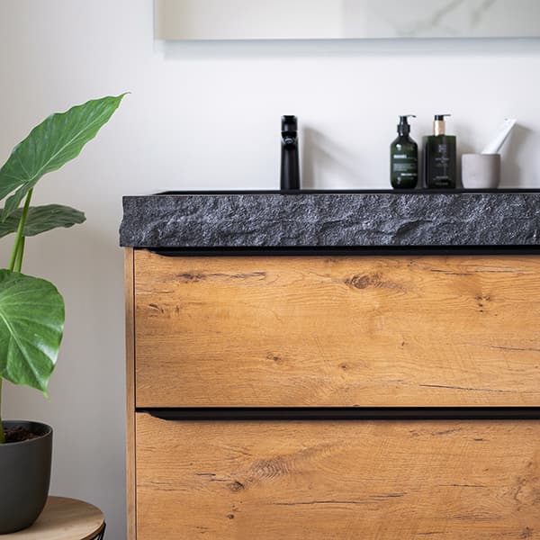 Natuurstenen wastafel