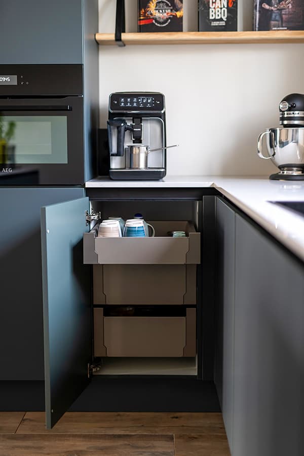 Koffiemachine in de keuken