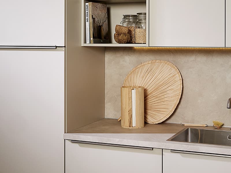 Greige kleur in de keuken