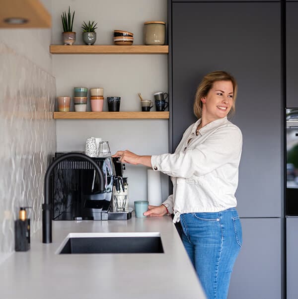 Koffiecorner in de keuken