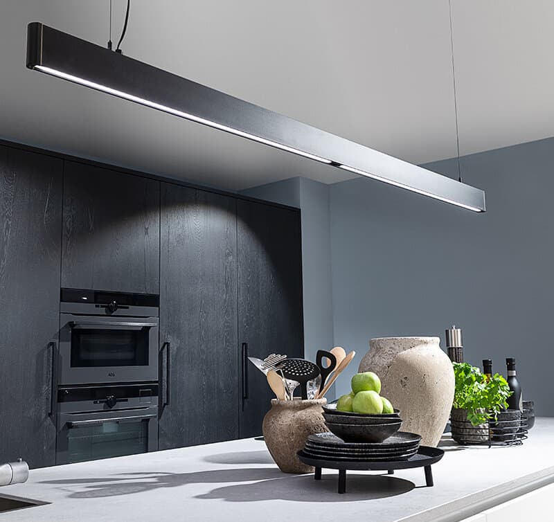 Hanglamp boven kookeiland