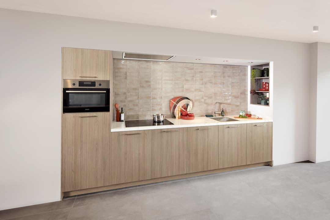 Rechte keukens van 3 meter