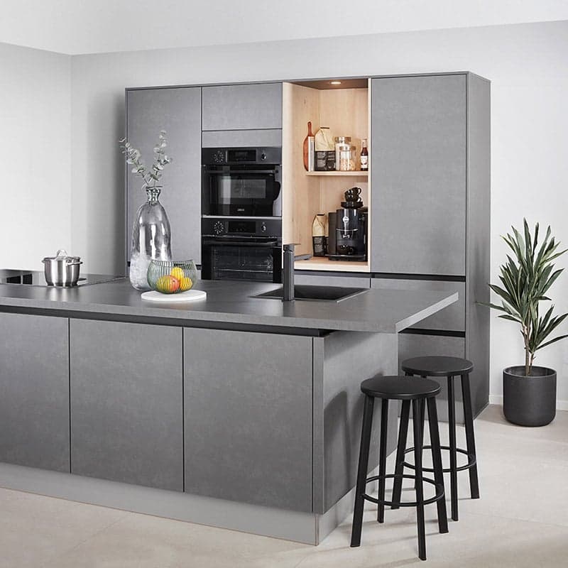 Betonlook industriële keuken