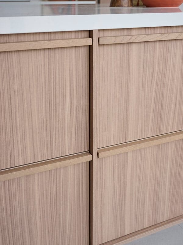 Klassiek keukenfront van hout