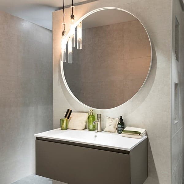 Taupe-badkamermeubel