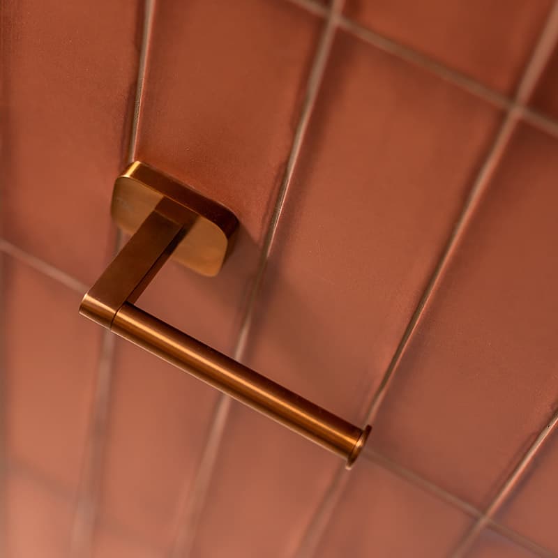 Terracotta badkamer