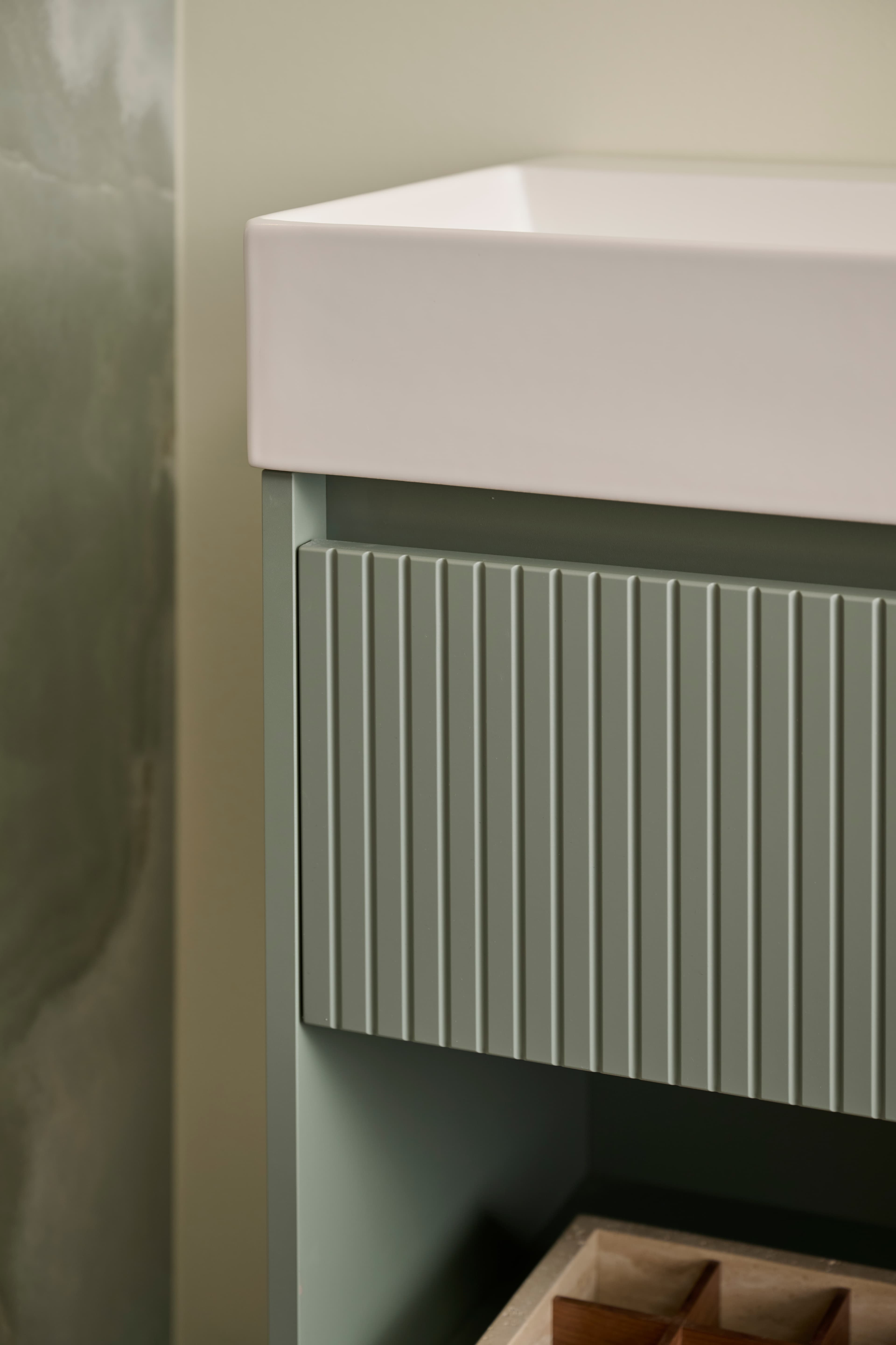 Wastafel in badkamer