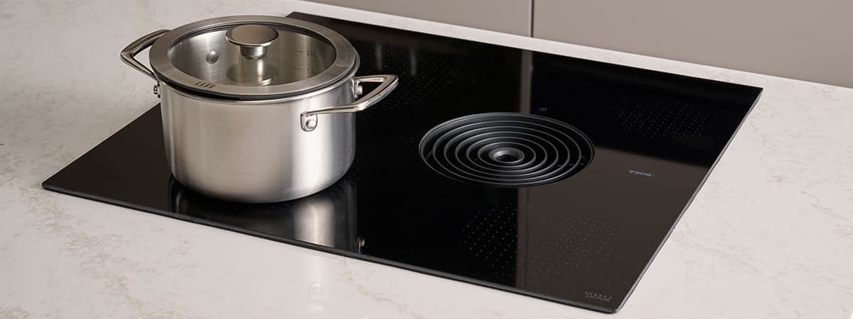 Kookplaat met kookveldafzuiging