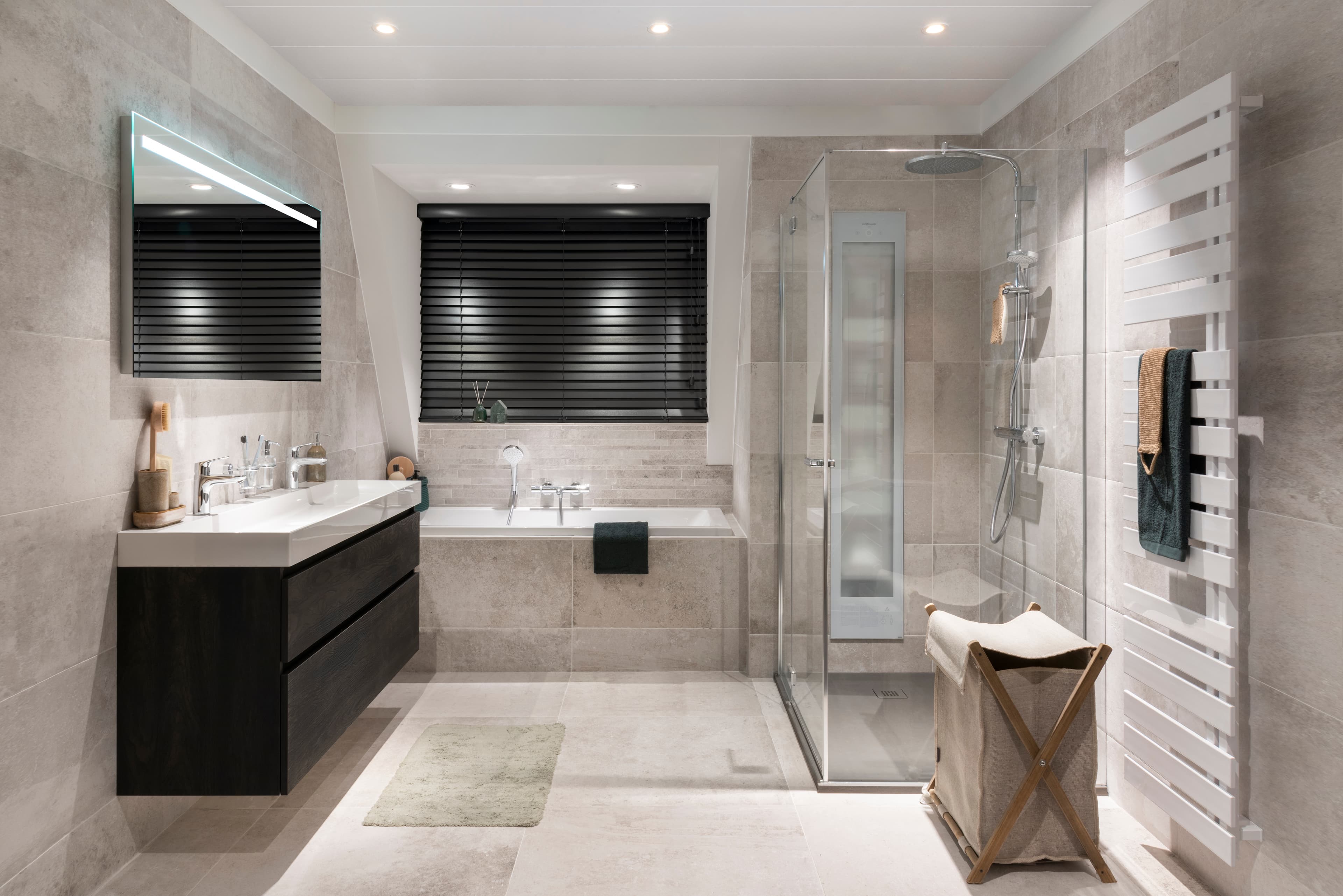 Sunshower in badkamer