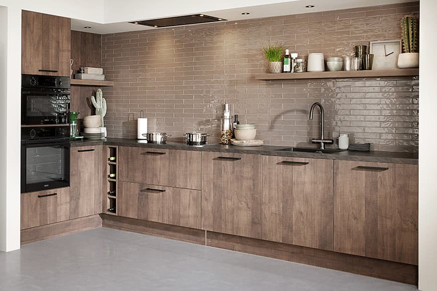 Wandplank in keuken