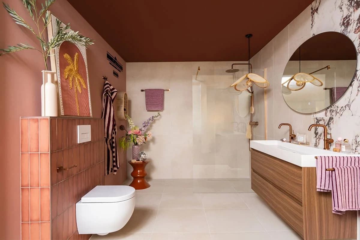 Moderne design badkamer